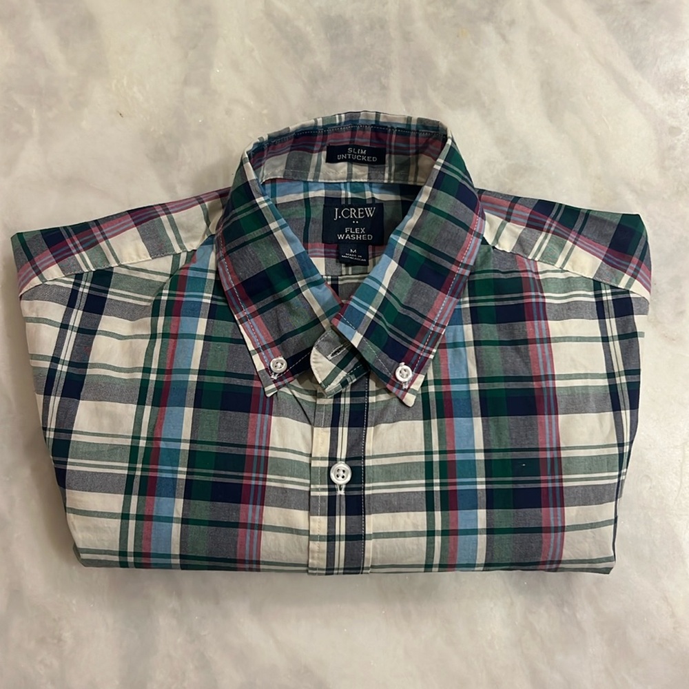 J. Crew men’s slim untucked shirt size M